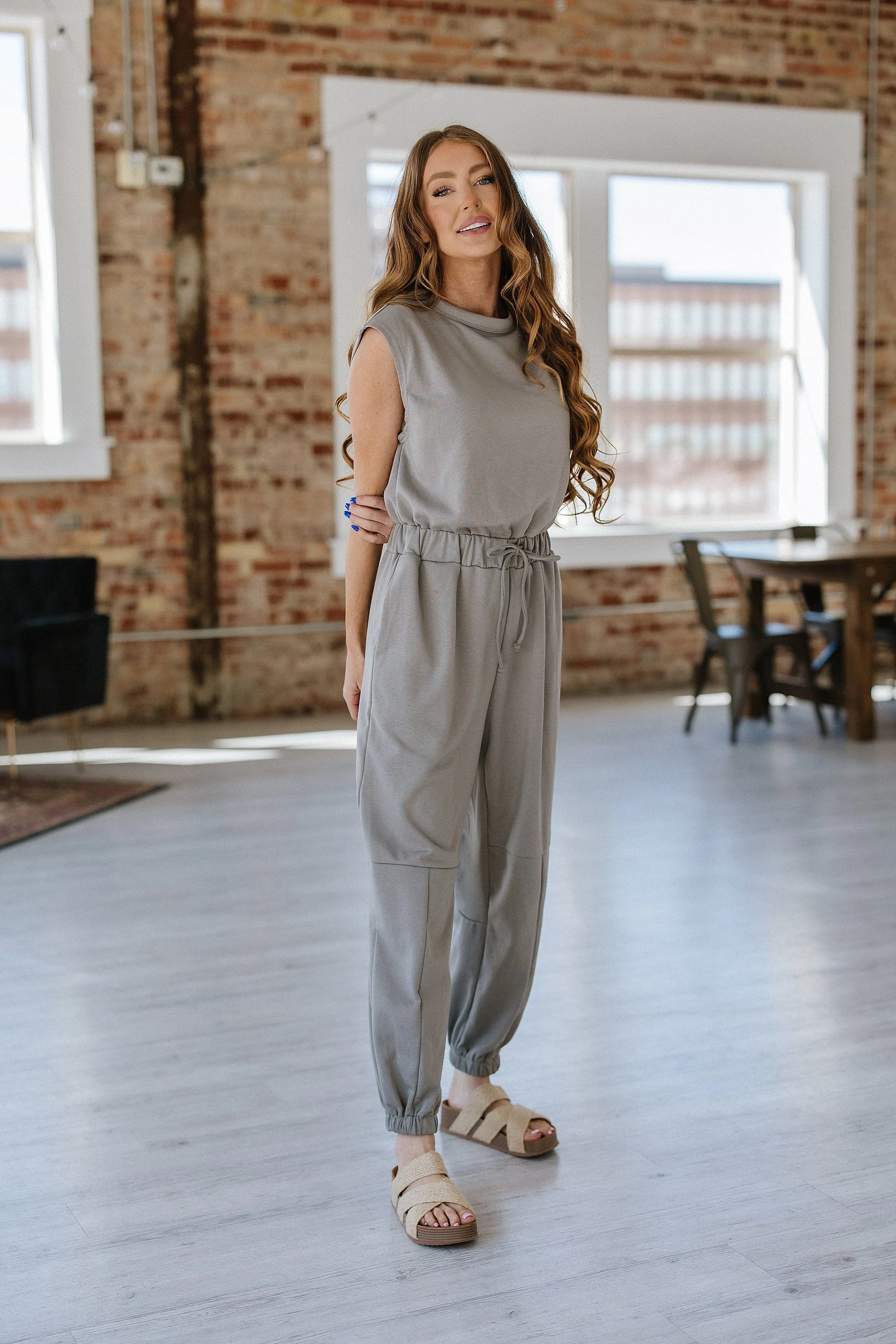 Rogelio Cap Sleeve Jogger Jumpsuit | S-XL