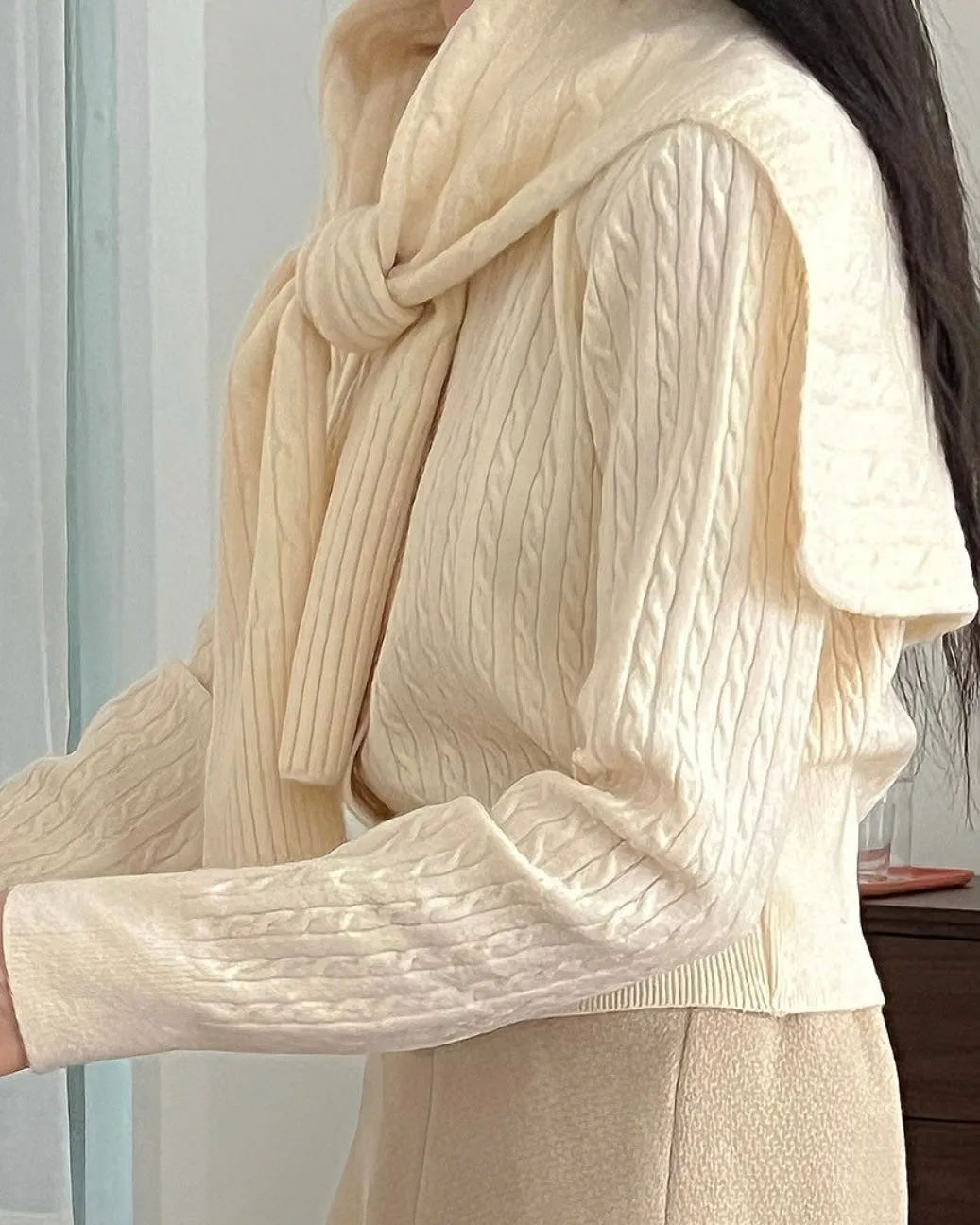 Shawl Cardigan Set