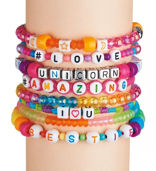 Shimmer 'N Sparkle Abc Fashion Bead Bracelets