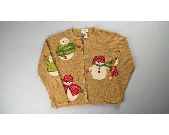 Snowman Party-Small Christmas Sweater