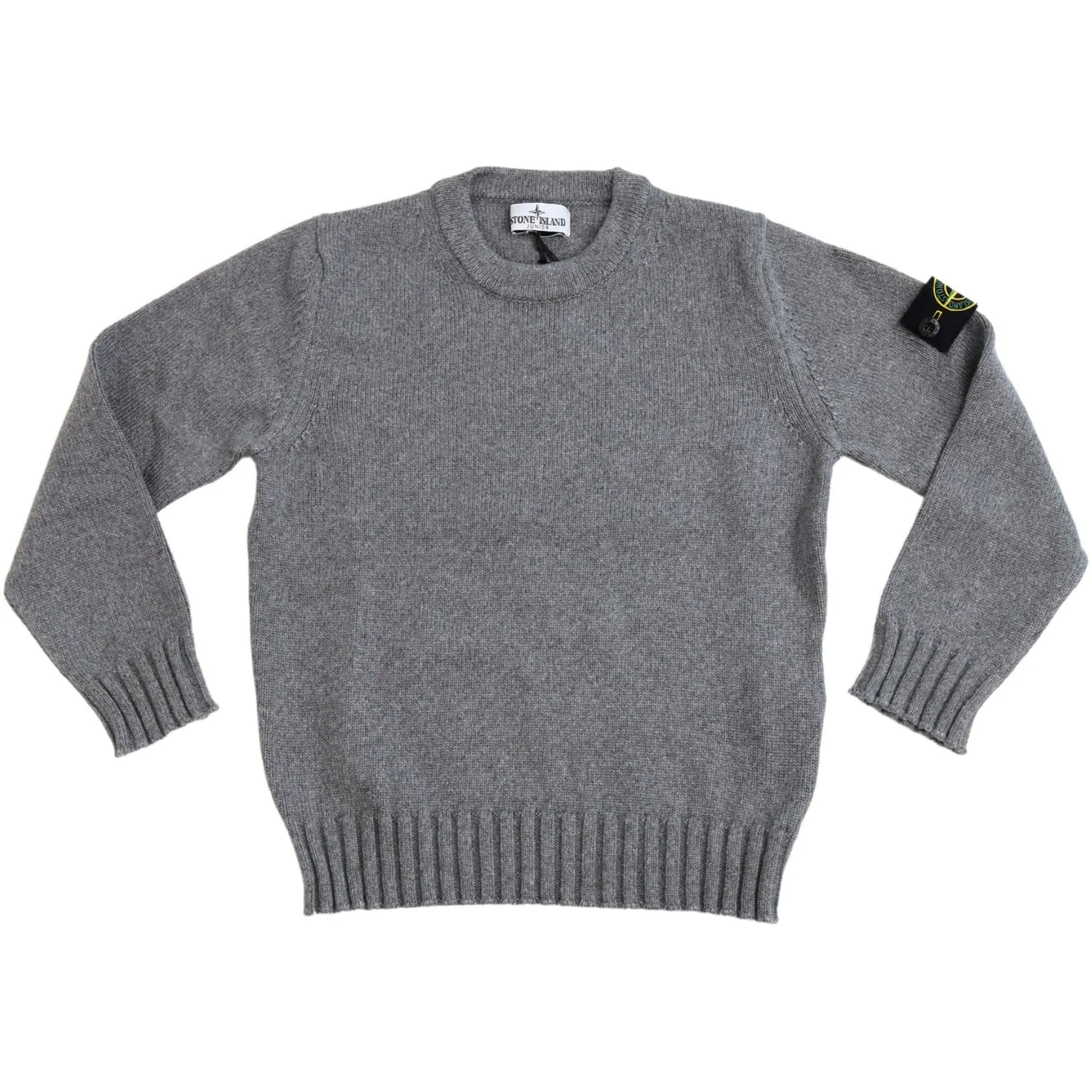 Stone Island Melange Dark Grey Knitwear