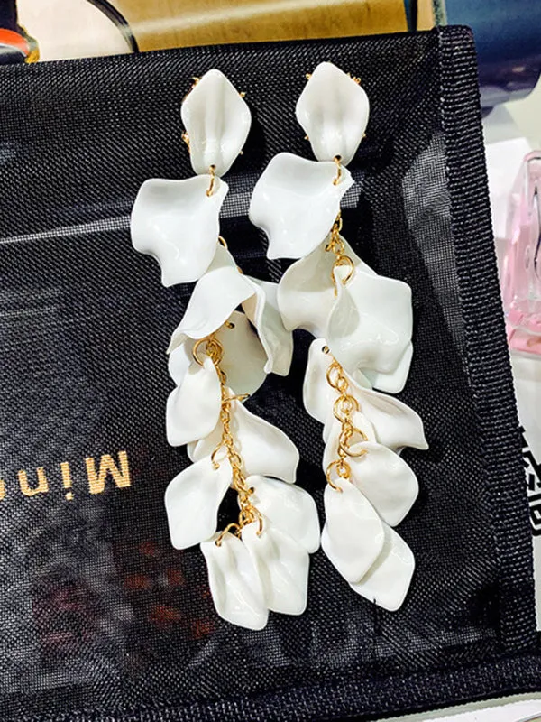 Stylish Tasseled Acrylic Earrings Accessories