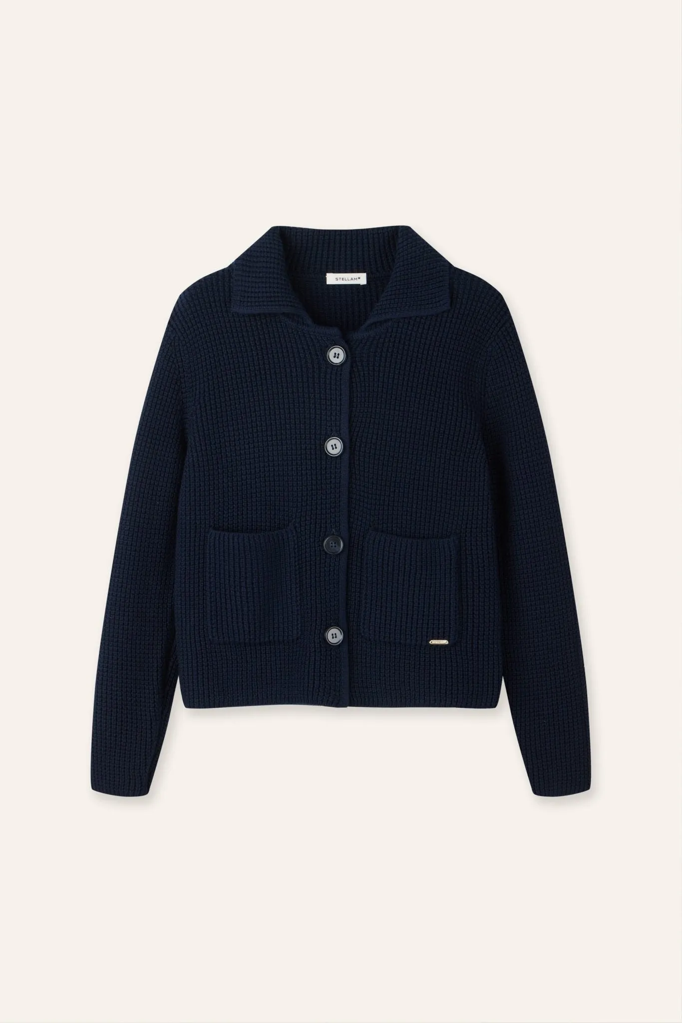 SUE cotton cardigan (Navy)