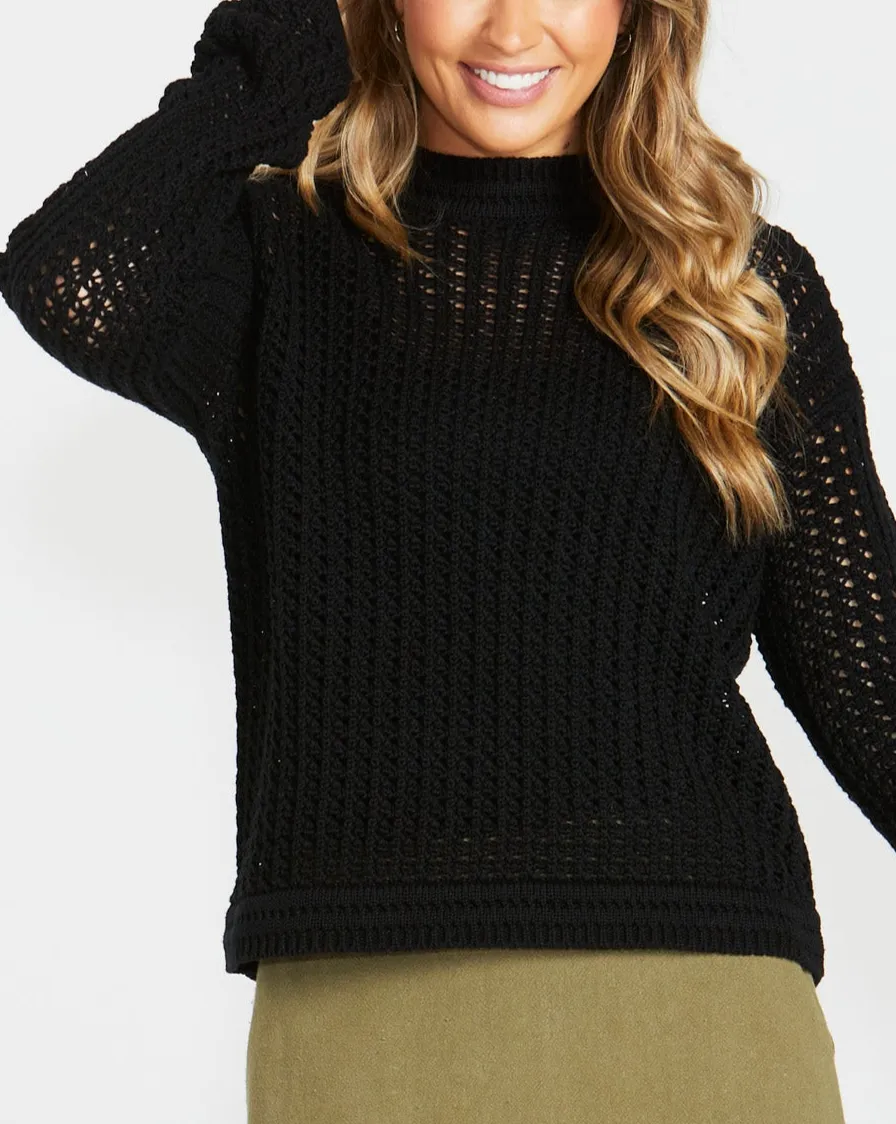 TALULLAH KNIT - Black