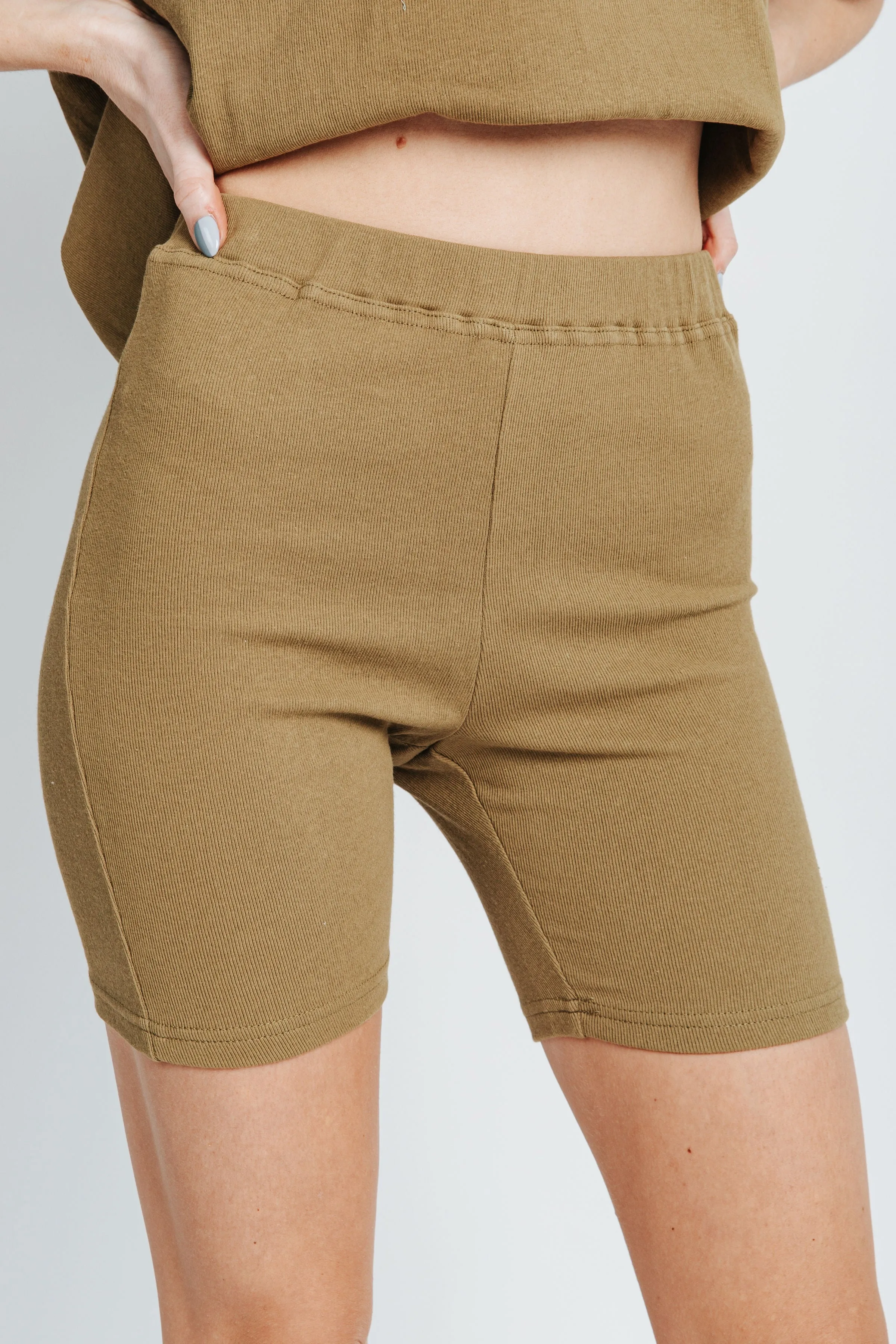 The Horan Biker Short in Moss