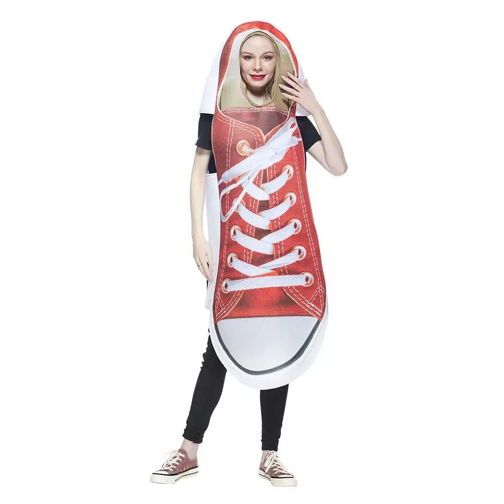 Trendy 2pcs Halloween Couple Lovers Canvas Shoe Costume