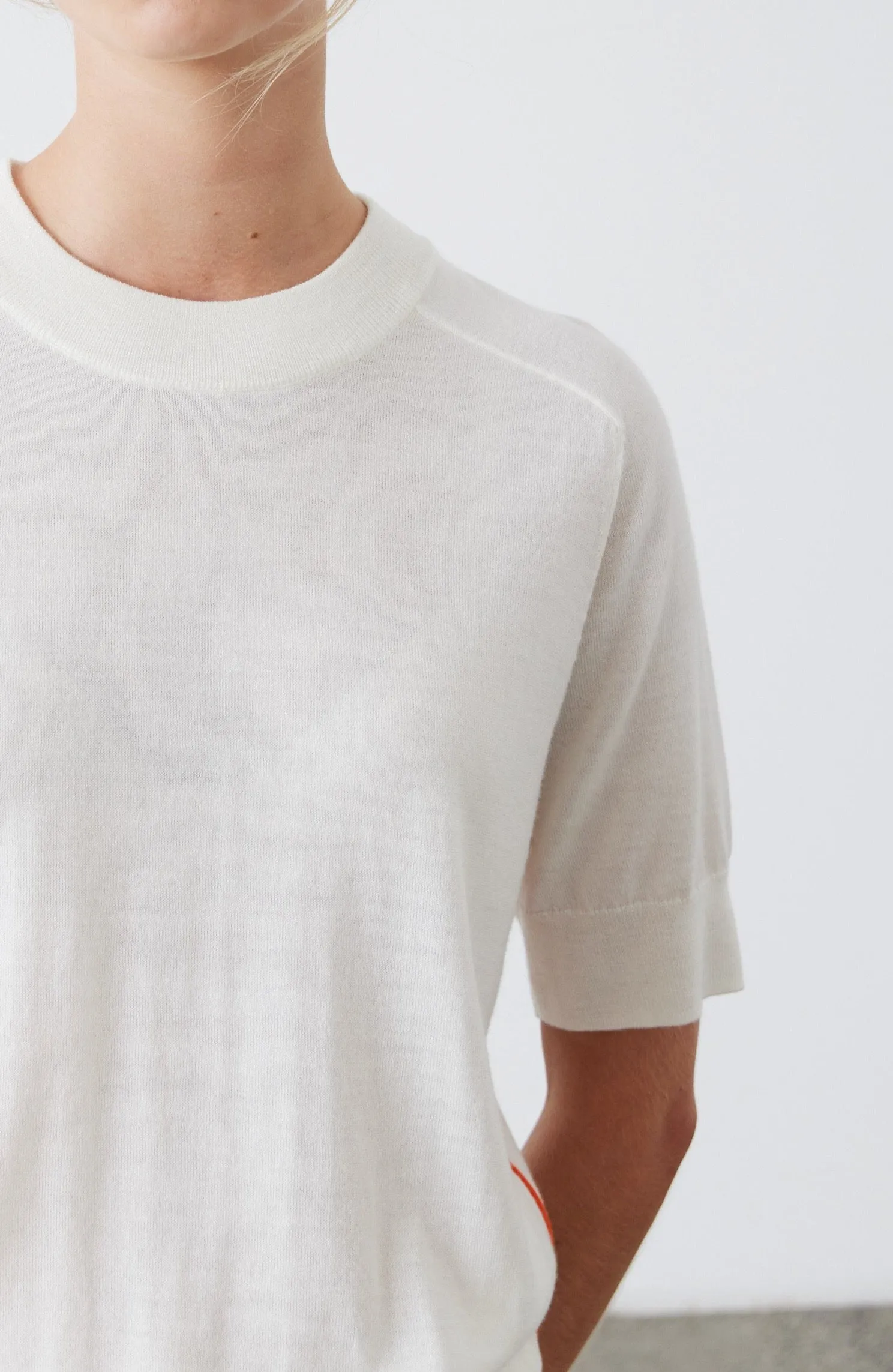 Ulimate Knit T-shirt - Cream