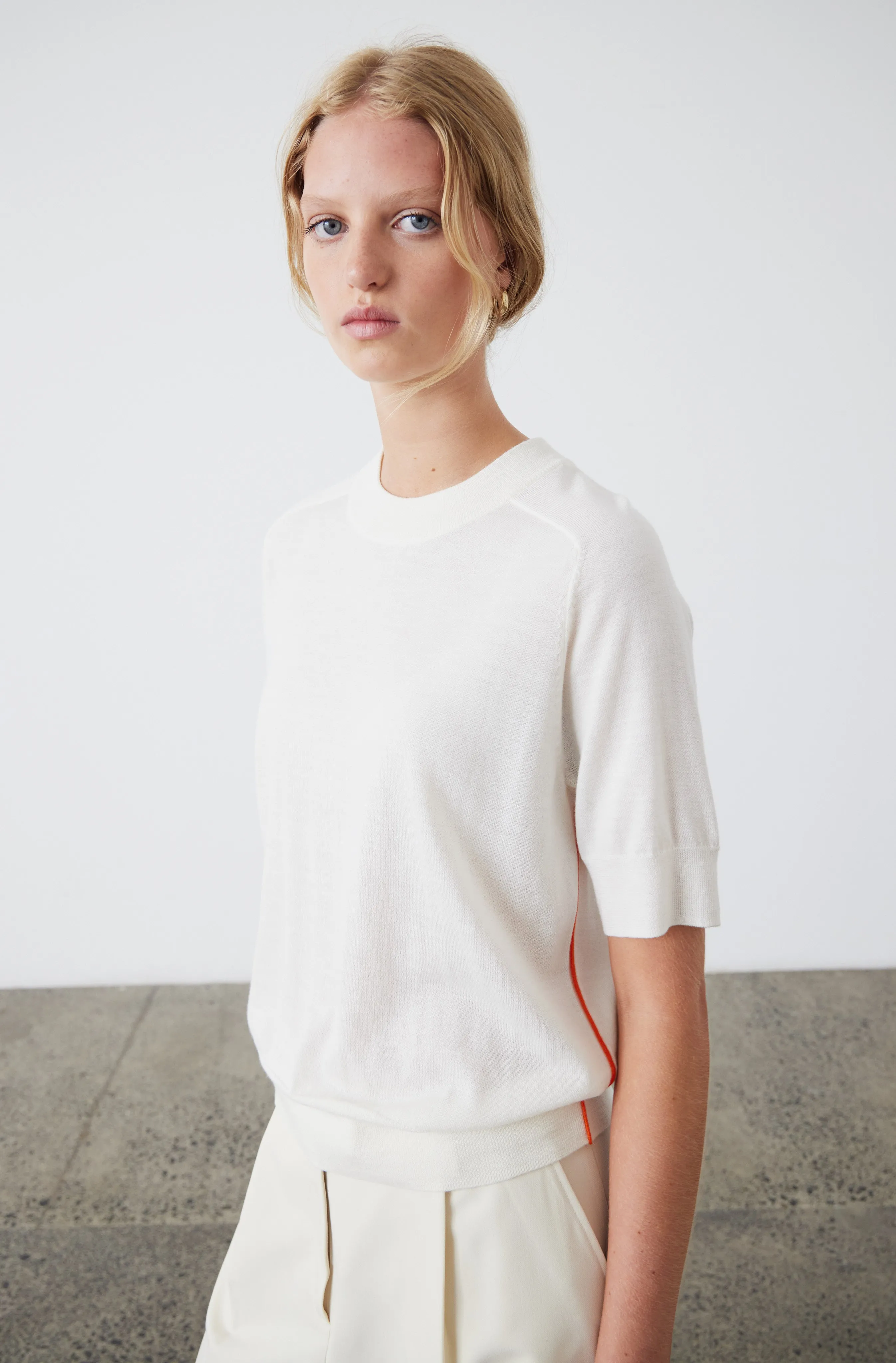 Ulimate Knit T-shirt - Cream