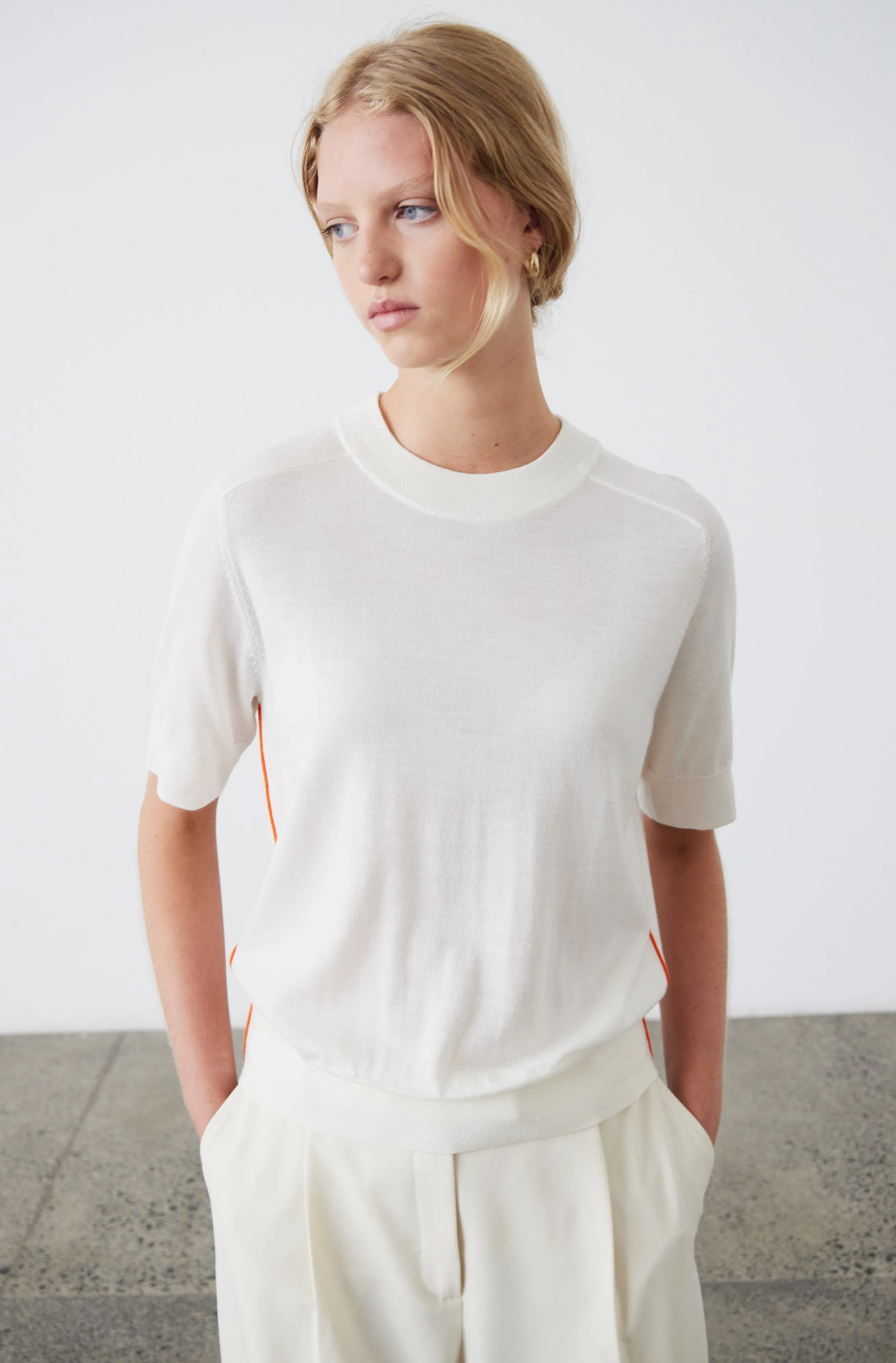 Ulimate Knit T-shirt - Cream