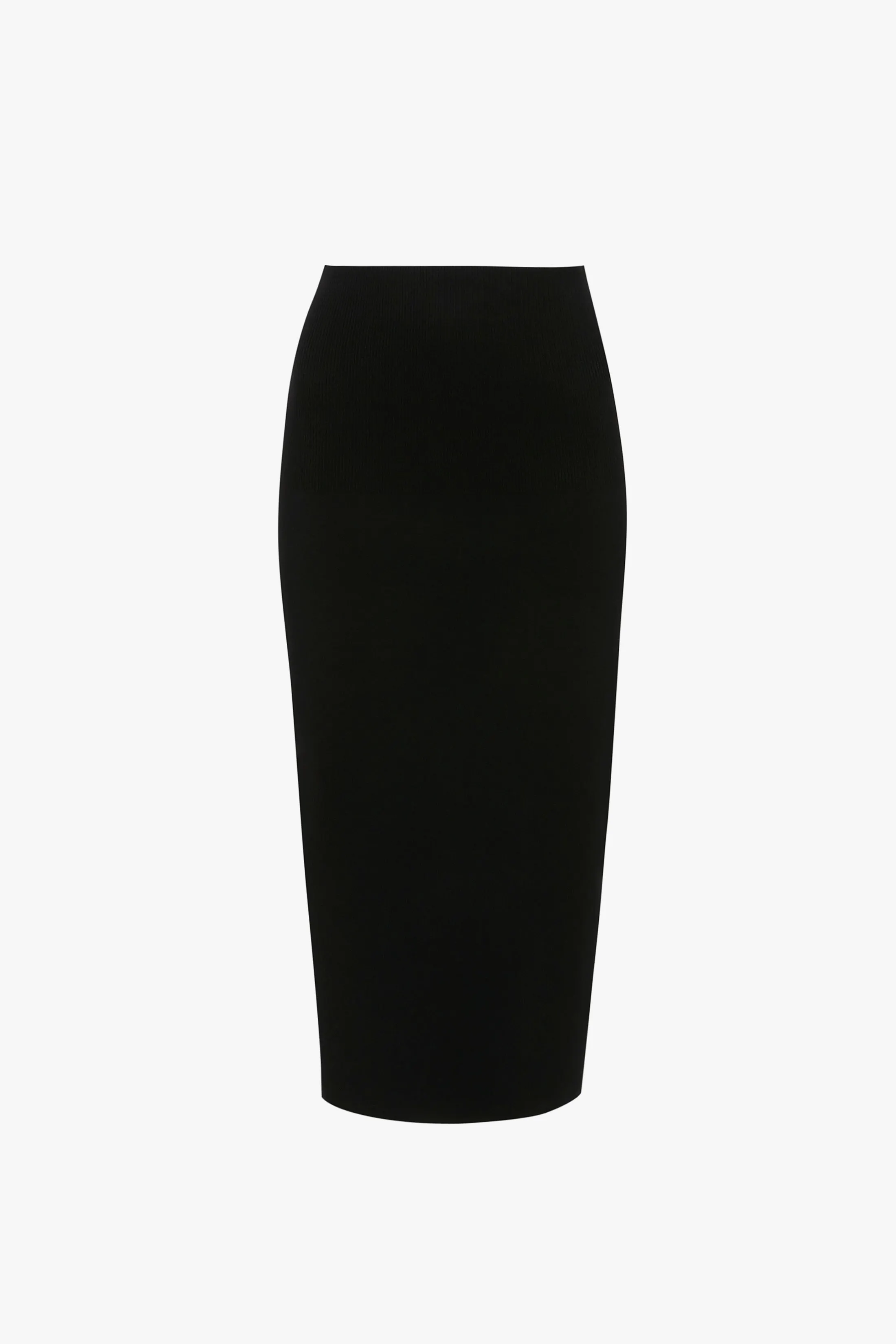 VB Body Fitted Midi Skirt In Black