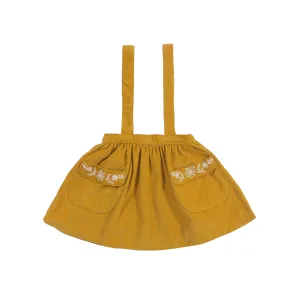 Wild WaWa Adelaide Suspender Skirt - Mustard